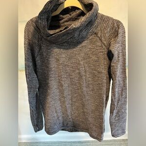 lululemon athletica Charcoal Cowl Neck Sweater
